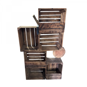 Holzverkaufsregal